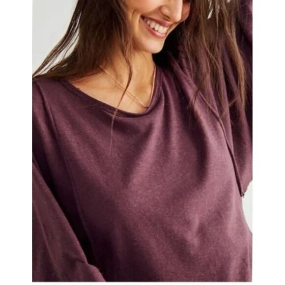 Free People FP Beach Skylar Maxi Dress in Plum Size Small NWT - Picture 9 of 9